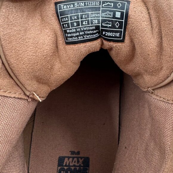 Teva  Midform Brown Hiking Boots Size 11 - Picture 3 of 12